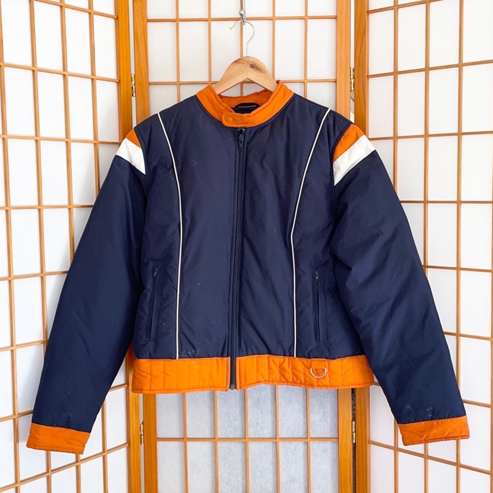 • vintage nylon racer jacket •